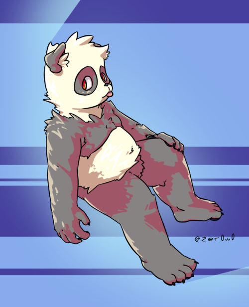 zer0w0: My buddy @pandacave drew me a while ago and since I got the time now, I just had to draw him