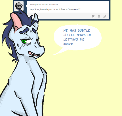 clepony:  soarbrae:  Maybe it’s not so subtle.  oh wow i updated a blog. SURPRISE  X3!!!