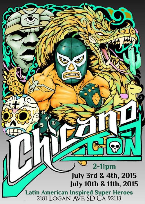 superheroesincolor:  In San Diego, the Barrio’s answer to Comic-Con: Chicano-Con“I’ve never been able to get tickets,” says this San Diego native. “I’m what you would call a frustrated Comic-Con fan. For many of us out there, it’s very hard
