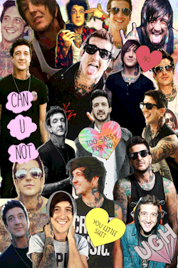 sleepingwiththekings:  sleepingwiththekings:  My first ever collage!  Austin Carlile  I’m taking requests for collages :)  