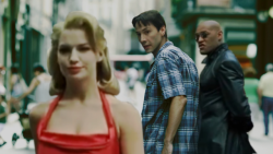 this-mess-that-i-am: Were you listening to me, Neo? Or were you looking at the woman in the red dress?  