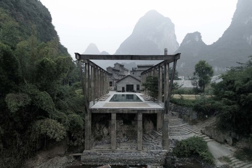 jeroenapers:  Hotel Alila Yangshuo is gevestigd in een oude suikerfabriek uit de