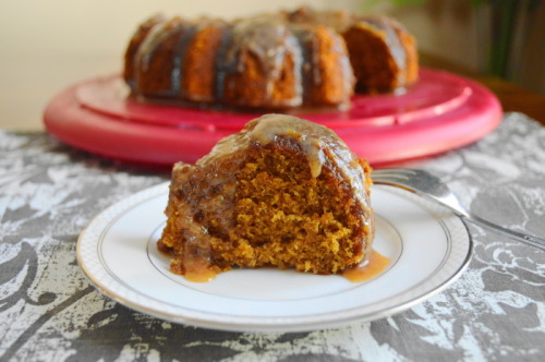 Spiced sweet potato bundt cake