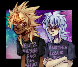 parasite-ghost:  Marik had them custom made B’)lil thing 4 u dueltime