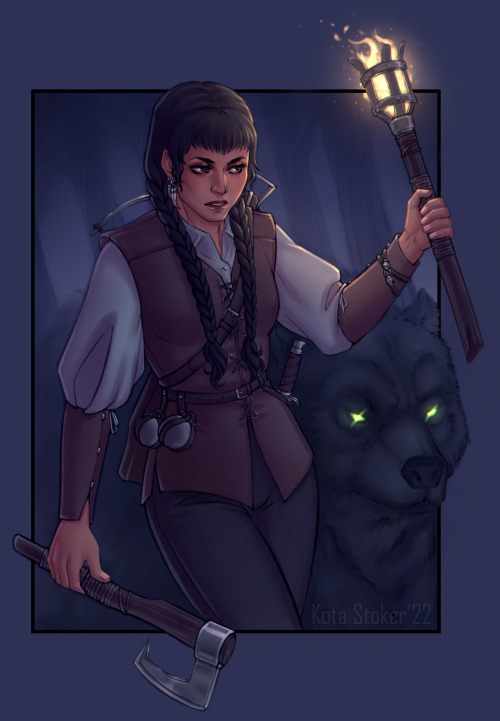 Nadia ChergobaHuman | Ranger: Beast Master | OutlanderGur odd-jobber in search of balance between he