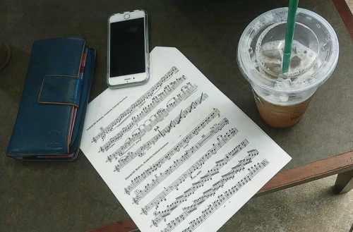 seating auditions are killing me…. actually, just one expert. those sixteenth notes are killing me.