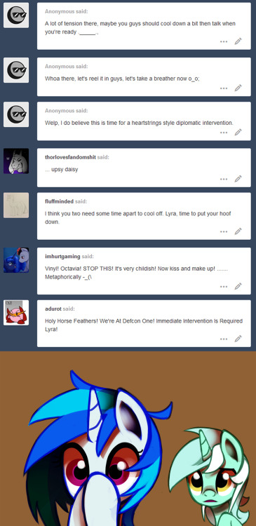 XXX ask-canterlot-musicians:I’m not…ToT *flails*I photo