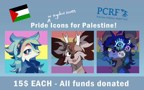 In Between My Actual Commissions Im Running A Lil Fundraiser For All Of Pride Month - Doing Cheap Icons