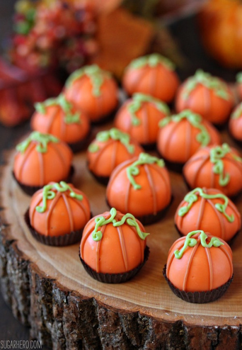 confectionerybliss: Pumpkin Bread Truffles | Sugar Hero