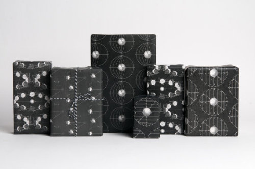 littlealienproducts:  Astronomy Wrapping Paper by  NormansPrintery   