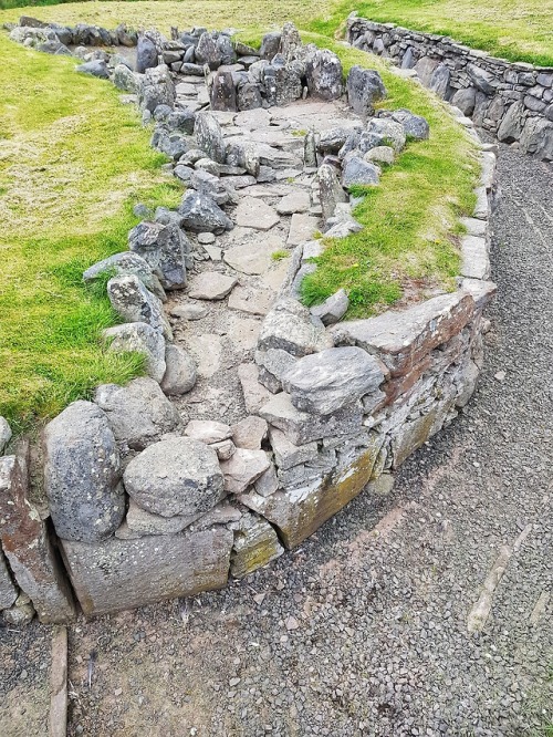 Ardestie Earth House, Angus, Scotland, 20.5.18.An exposed souterrain for a roundhouse settlement. Th