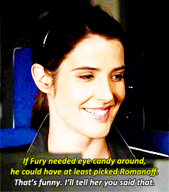 stevenrogered:  in which Maria Hill, Pepper Potts and Natasha Romanoff are BFFs 