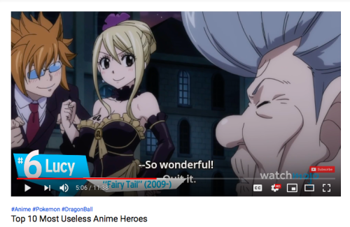 So We Need To Talk About Why Lucy Is Not A Useless Character And Protagonist. Blame Watchmojo....or Whoever