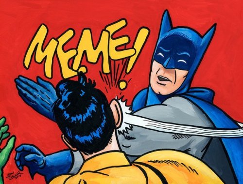 Nah-nah nah-nah nah-nah nah-nah… BatMeme! by @manlyartadventure for @g1988‘s meme show https: