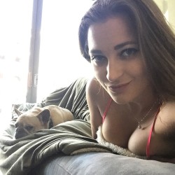 missdanidaniels:  Darwin is unamused. #DarwinDanisDog