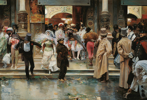 classic-art:  Leaving a Masked Ball José García Ramos 