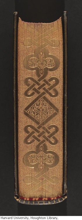 The imitation of Christ, 1889. Bound in crushed morocco, gilt-tooled doublures, satin endpapers, by 