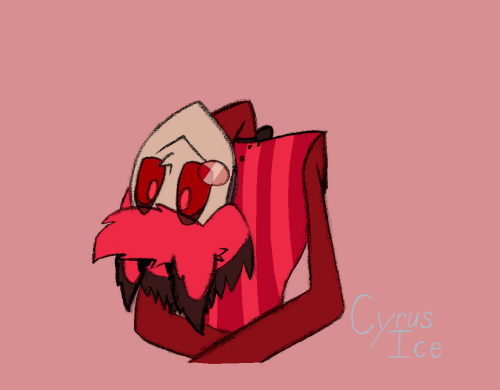 A Collection Of Pictures I Made While Playing Around With Drawing Alastor's Hair, Including My Speculation
