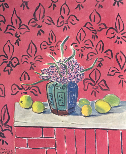 artist-matisse: Still Life With Lemons, 1943, Henri Matisse