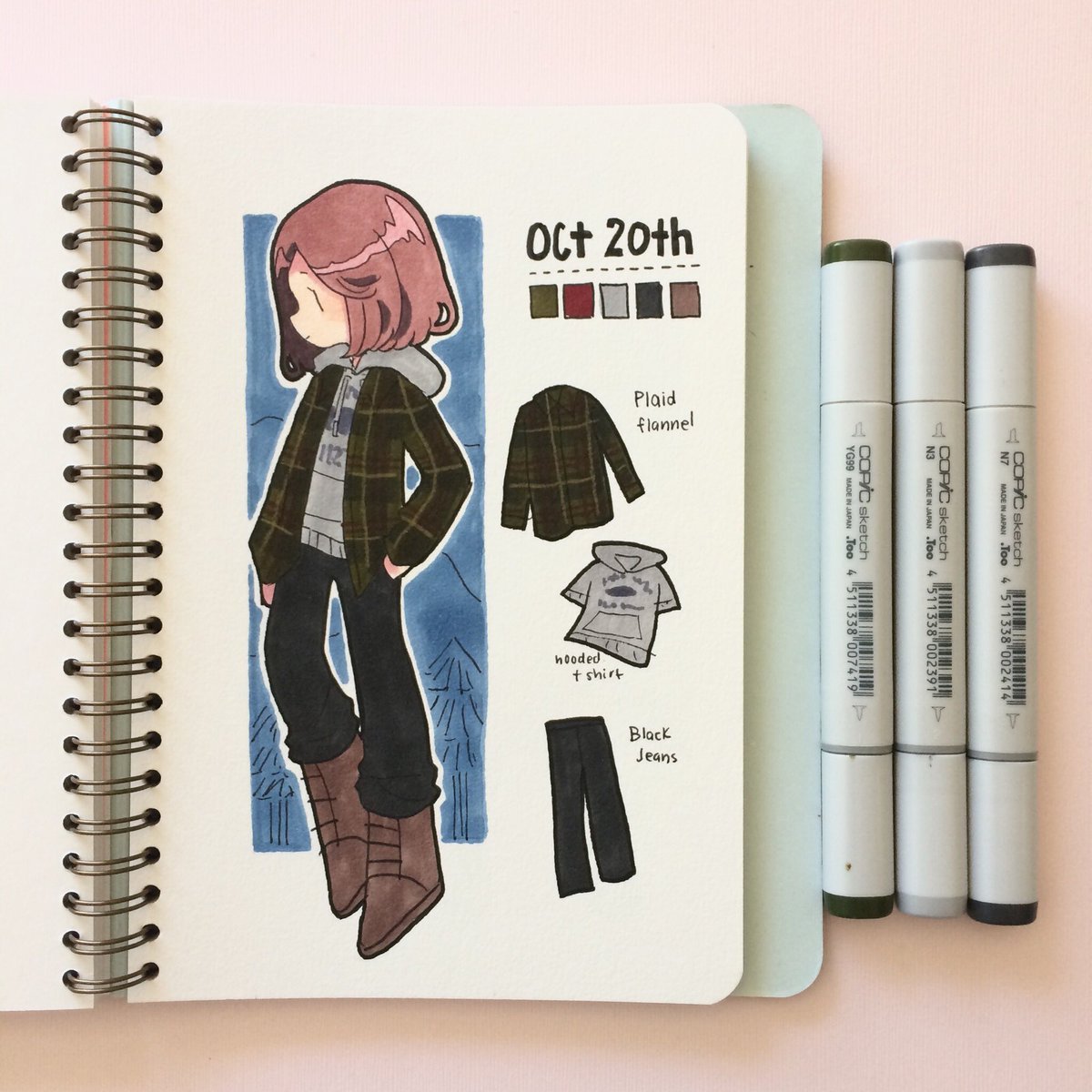 kaiami:  My 2017 Inktober lookbook is now available for sale at https://kaiami.net/!It