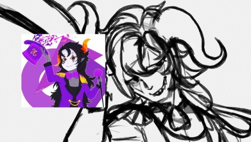 wip of redrawing meme……… face is the most fun to draw,