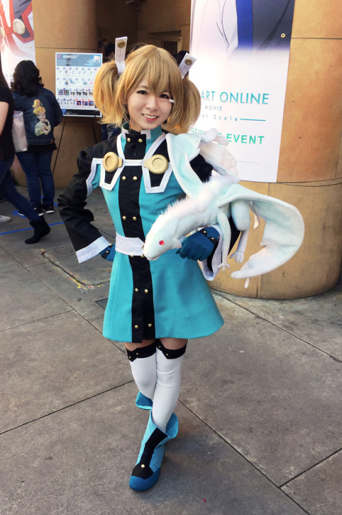 Here I skip straight to the finished Silica (OS ver.) cosplay.Photos taken by a friend at the US pre