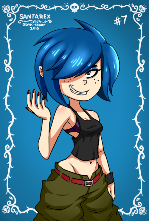  - Goth-tober Pic #7: Marie Kanker -Marie Kanker from Ed, Edd n Eddy. I always thought Double D was 