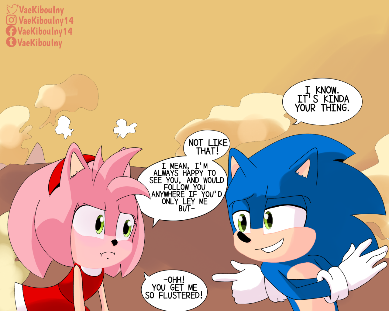 VaeKibouIny — Sonic x Amy but movie version! 🎢🦔🦔🎡 this is my