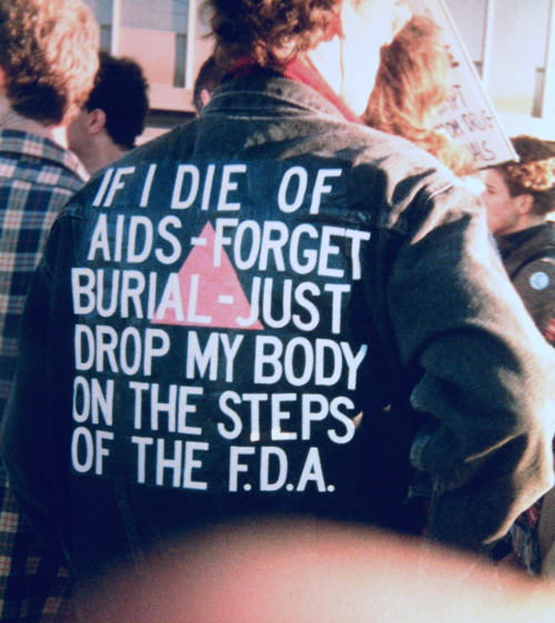 queerembraces:David Wojnarowicz wore this jacket in 1988, just 4 years before he’d ultimately 