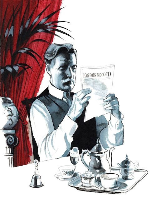 sidgwicks: Illustrations by Fernando Vicente for Estudio en escarlata [A Study in Scarlet], Madrid: 
