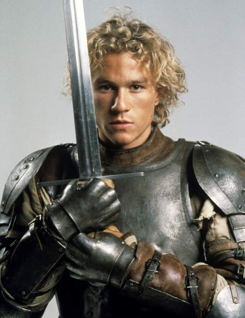 petersonreviews:  Heath Ledger in promotional photographs for A Knight’s Tale, 2001