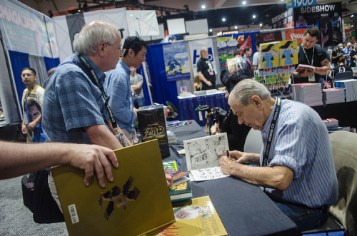 Fantagraphics booth Robert Williams and Emil Ferris signing