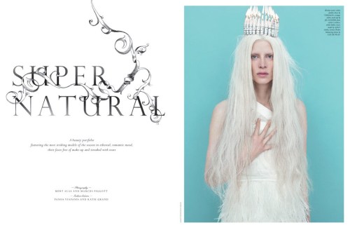 Super Natural; Kristen McMenamy, Daphne Groeneveld, Nyasha Matonhodze, Lara Stone &amp; MariaCarla B