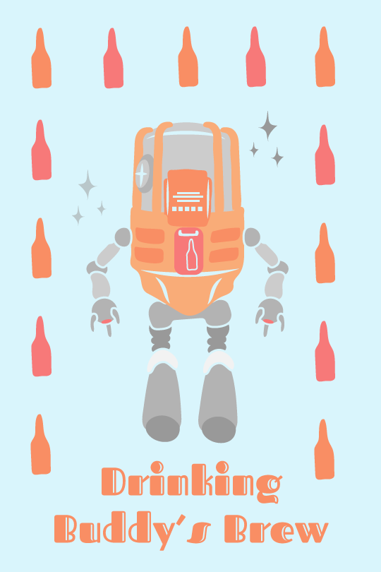 FALLOUT 4 FOOD ROBOTS!! These are my first attempts at animated gifs. I adore all of the robots