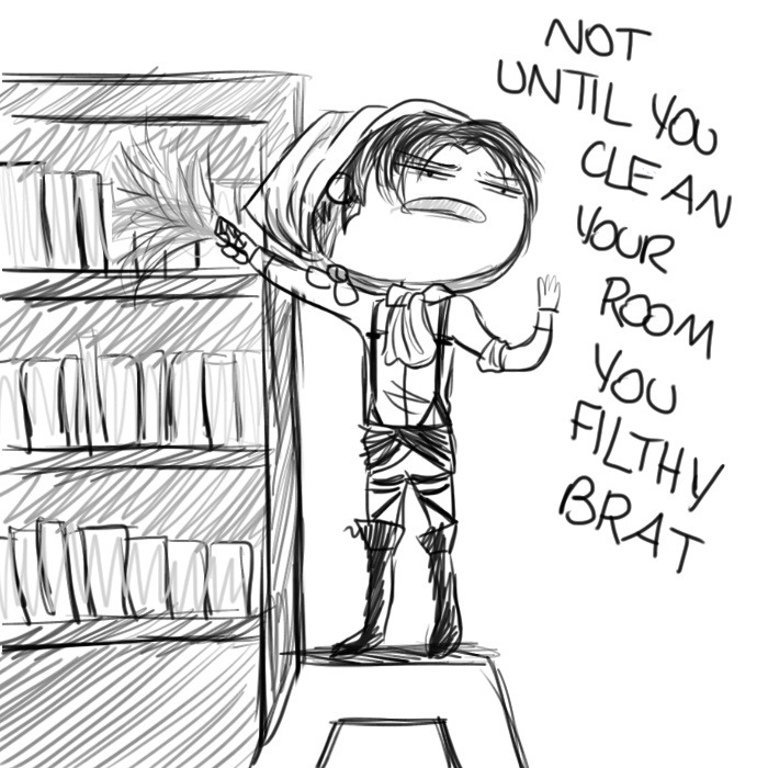 attack-on-that-ass:  i imagine Levi as a really strict mom 