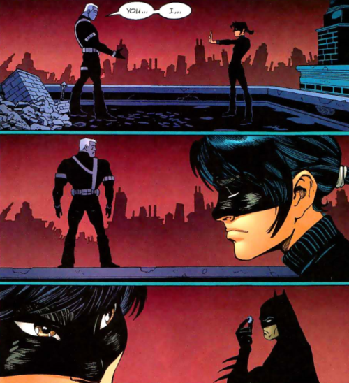 David Cain, Cassandra Cain, and Bruce Wayne in Detective Comics #734