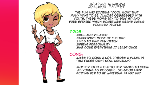 dwps:  Moms come in a variety of flavors, and here are the three most common categories of moms people seem to find attractive and classify as MILFs: the doting mommy types, the cool friendly mom types, and the harsh business-like mother types  Of course