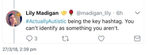 gendercritics:gender-critical-appspot:‘Lily’ Madigan ‘identifies’ as Autistic. Also claims schizophr