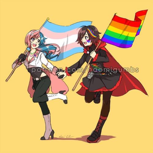 naomigmbs:“Strawberry Pride Parade!”Requested by patron, Sass Queen NeoVote for the next RWBY charac