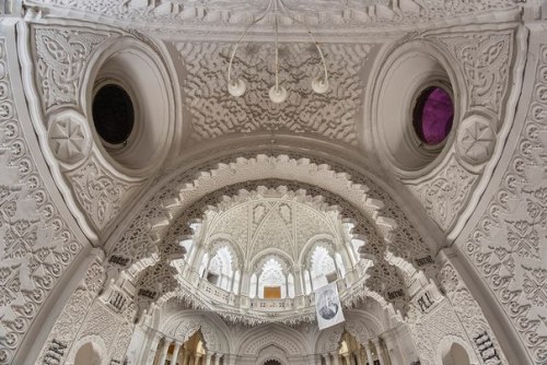 vintagepales: Great White Rotunda of Castle Sammezzano in Tuscany, Italy