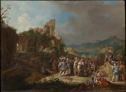 met-european-paintings:The Preaching of John the Baptist by Bartholomeus Breenbergh, European Painti