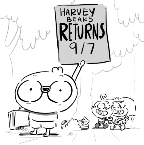 iamcharlieg: Mark your calendars! Harvey Beaks returns to Nickelodeon on Labor Day with a new episod