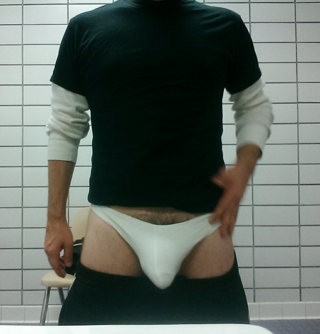 freeballinghtx:  Go Softwear slingshot underwear with built in cock ring. These paired