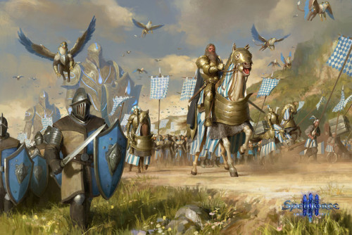 Spellforce 3 Human army by  senfeng chen SpellForce 3 Human Paragon Titan by Moritz Lacusteanu