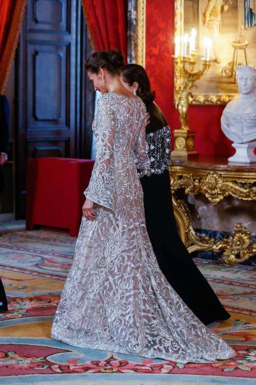 May 17, 2022: King Felipe and Queen Letizia offered a gala dinner to Sheikh Tamim bin Hamad Al Thani