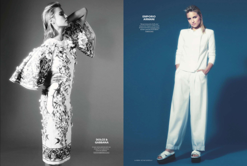 screamalittlelouderr:Dianna Agron in InStyle UK