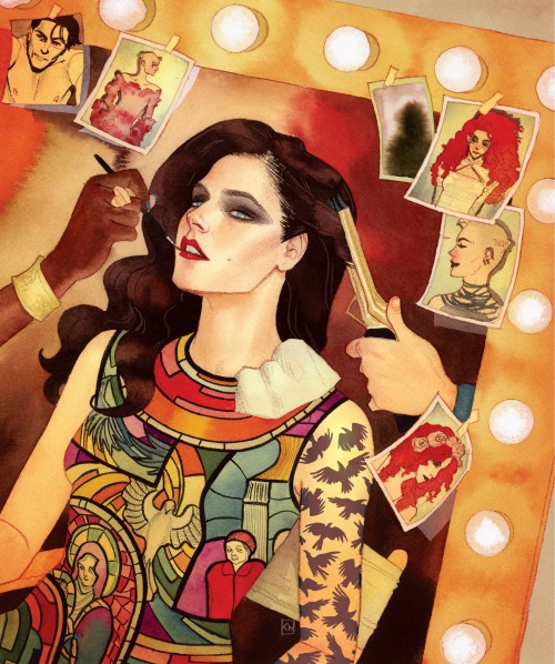 zeddfrost: Kevin Wada’s AMAZING illustrations for the ‘magazine’ issue of The