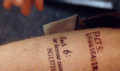 hugohurleys:    Memento: Tattoos   