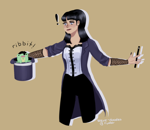 Happy Frog Kyle Friday!! :)Zatanna was expecting a rabbit or a dove. Alternatively titled: where Kyl