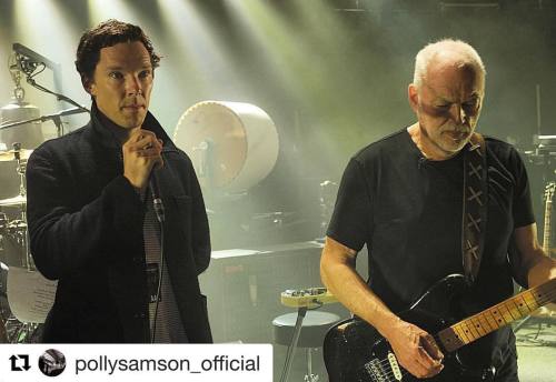anysongyoulike: The perfect combo of the day: Benedict Cumberbach and David Gilmour performing toge